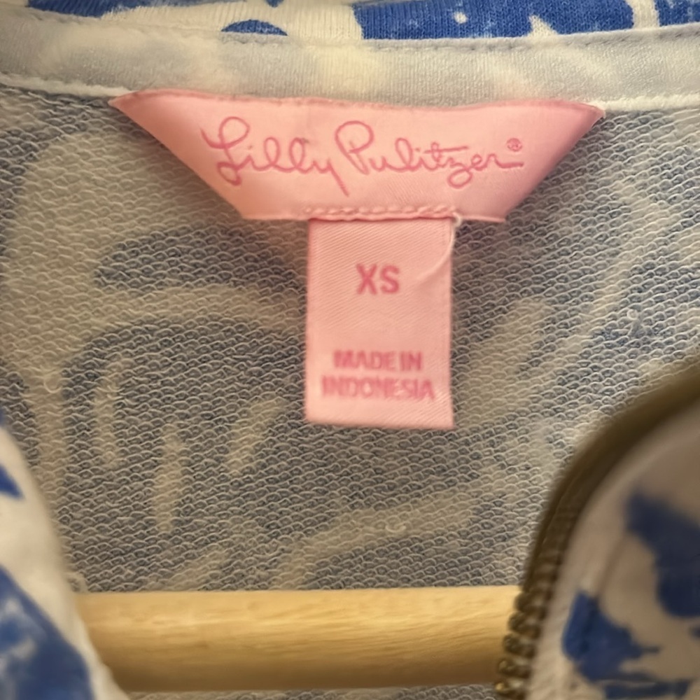 Lilly Pulitzer Classic Blue and White Lobster Skipper Dress Women's Size XS - Picture 3 of 12